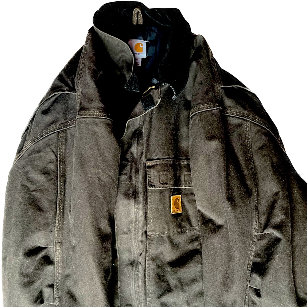3XL Carhartt Brown Utility Jacket. Gently worn like new